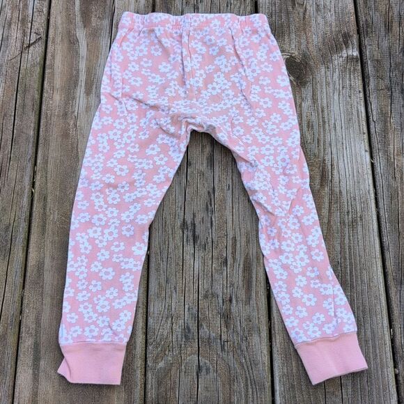 Carter's 3T Girls Coral Floral Short Sleeve And Long Pants Pajama Set - Picture 5 of 6